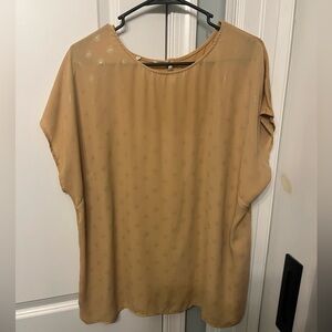 XL KMART Gold short sleeve blouse